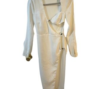 Elegant White Women's Dress